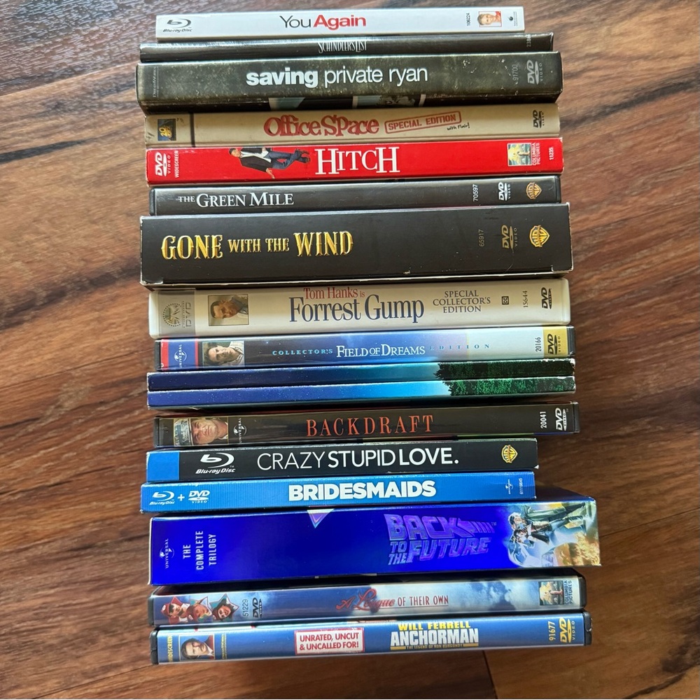 DVD and Blu-ray Movie Collection